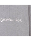 Embroidered Tag Logo Knit Top Grey - DIOR - BALAAN 7