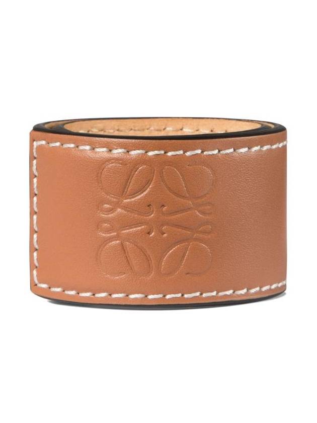 Women's Leather Slap Bracelet Brown - LOEWE - BALAAN 1