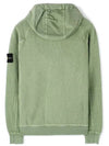 Men's Waffen Patch OLD Treatment Cotton Hoodie Sage Green - STONE ISLAND - BALAAN 3