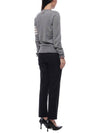 4-Bar Merino Jumper Wool Knit Top Light Grey - THOM BROWNE - BALAAN 7