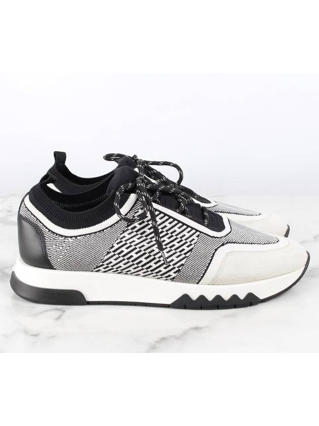 Addict knit sneakers black 41 260 - HERMES - BALAAN 7