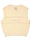 Malbon Script Crochet Vest LEMON WOMAN - MALBON GOLF - BALAAN 2