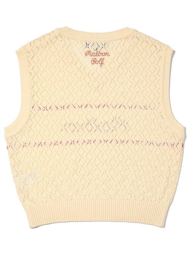 Malbon Script Crochet Vest LEMON WOMAN - MALBON GOLF - BALAAN 2