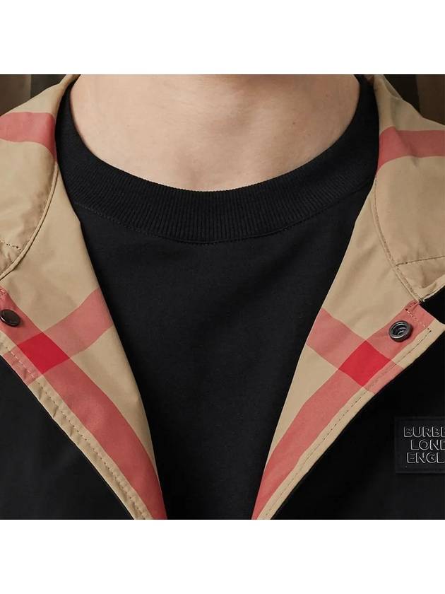 Reversible Check Hooded Jacket Archive Beige - BURBERRY - BALAAN 5