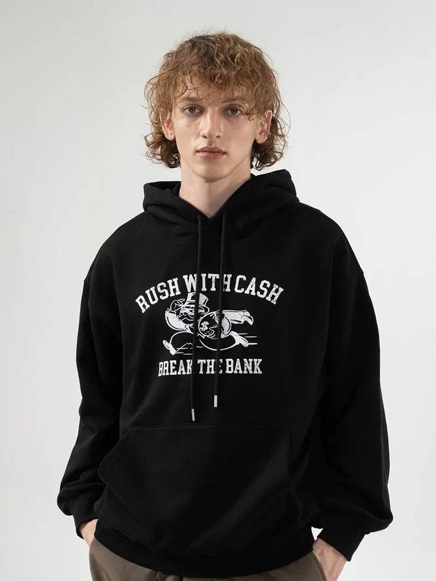 RUSH WITH CASH HOOD TEE BLACK - POLYGRAM - BALAAN 4