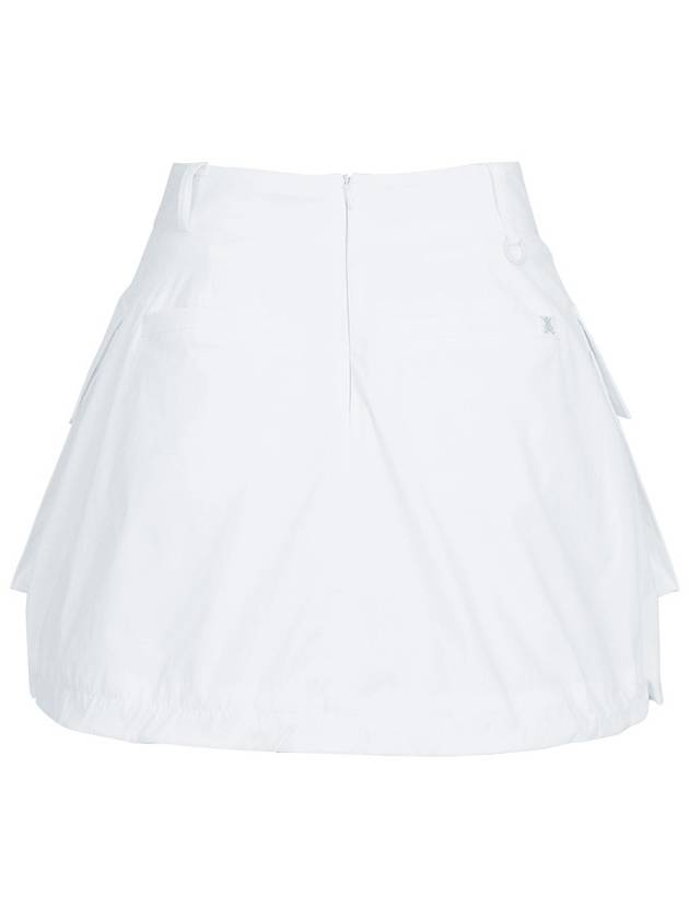 C23SSK011W Chic Volume Skirt White - CHUCUCHU - BALAAN 2