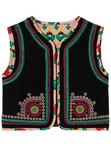 Kids Flower Reversible Vest TT2C12 Z1267 921 - STELLA MCCARTNEY - BALAAN 1