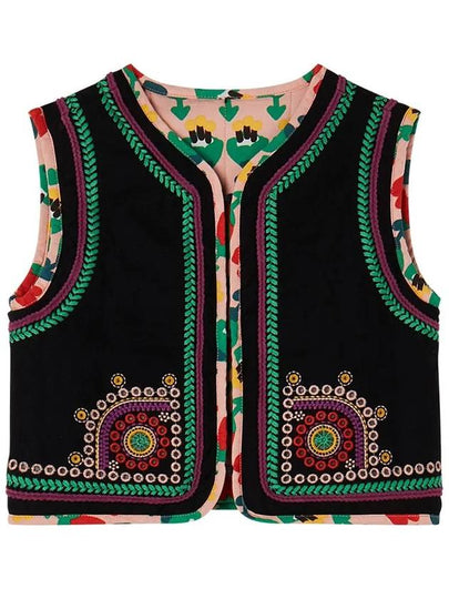 Kids Flower Reversible Vest TT2C12 Z1267 921 - STELLA MCCARTNEY - BALAAN 2