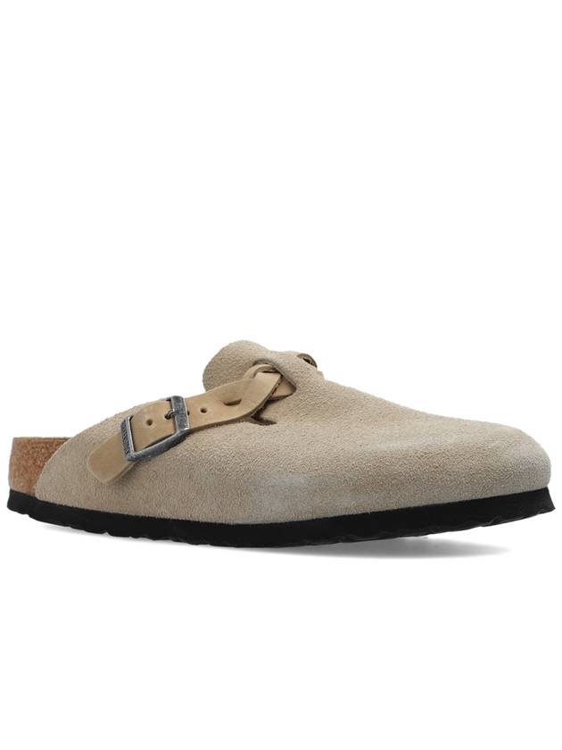 Boston Suede Mule Taupe - BIRKENSTOCK - BALAAN 5