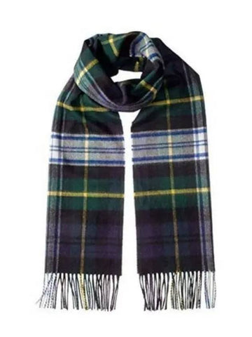 Johnstones of Elgin Tartan Cashmere Scarf KU0312 DRESS GORDON Unisex - JOHNSTONS OF ELGIN - BALAAN 1