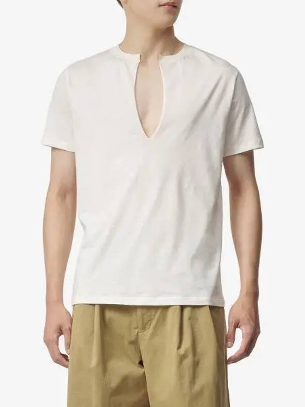 Monogram Logo Cotton Short-Sleeve T-Shirt White - GUCCI - BALAAN 2