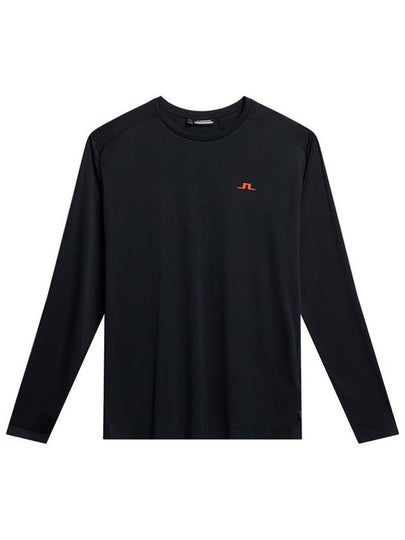 Diamond Long Sleeve Tee AMJT08918 9999 Men's Diamond Long Sleeve Tee - J.LINDEBERG - BALAAN 2