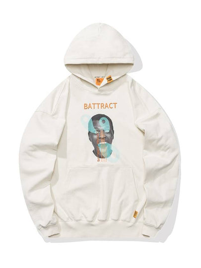 Men's Graphic Hoodie Cream - BATTRACT - BALAAN 2