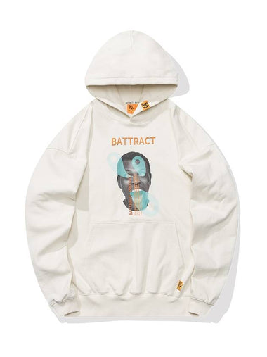 Men's Graphic Hoodie Cream - BATTRACT - BALAAN 1