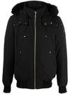 Originals Shearling Ballistic Bomber Jacket Black - MOOSE KNUCKLES - BALAAN 2