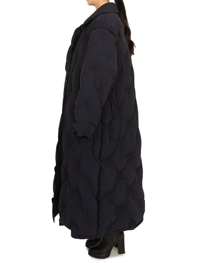 Recycled Nylon Padded Coat Black - MAISON MARGIELA - BALAAN 6