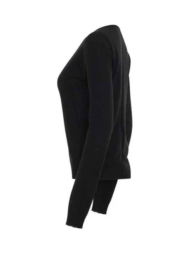 Biker Level Round Neck Knit Top Black - RICK OWENS - BALAAN 4