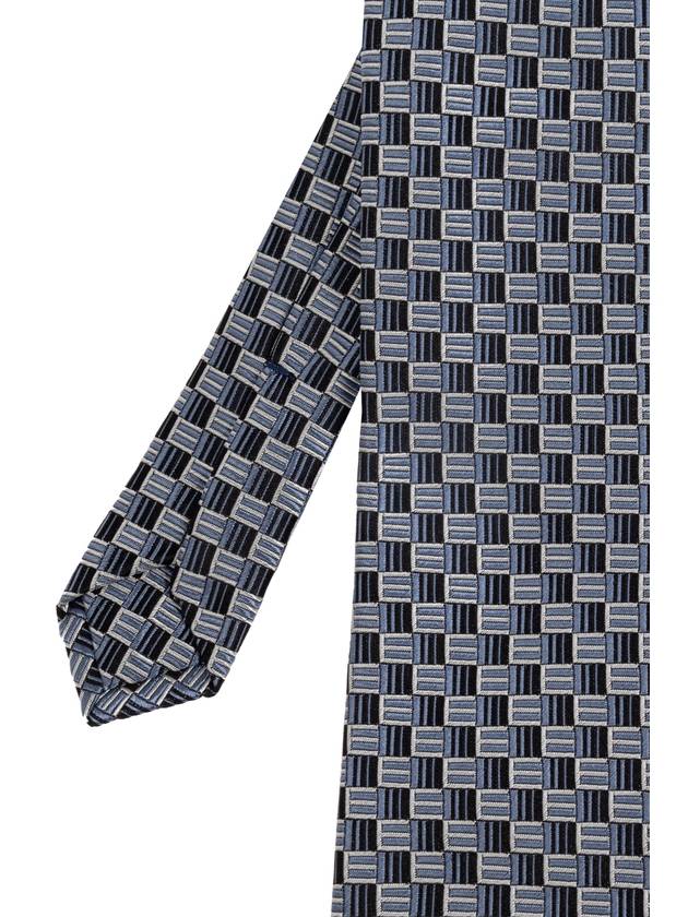 Etro Silk Tie, Men's, Navy Blue - ETRO - BALAAN 3