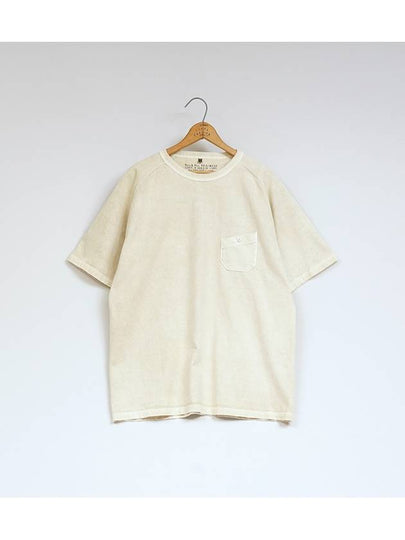 9.5Oz Basic Pigment Short Sleeve T-Shirt Ivory - NIGEL CABOURN - BALAAN 2