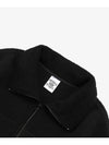 PG HIGH NECK BOA FLEECE JACKET BLACK - POLYGRAM - BALAAN 4