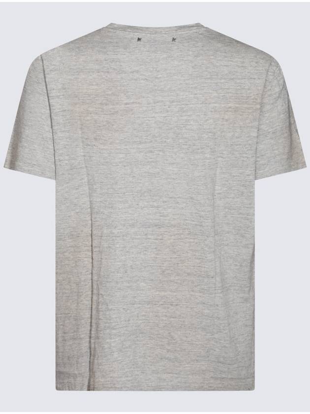 Golden Goose Grey Cotton T-Shirt - GOLDEN GOOSE - BALAAN 2