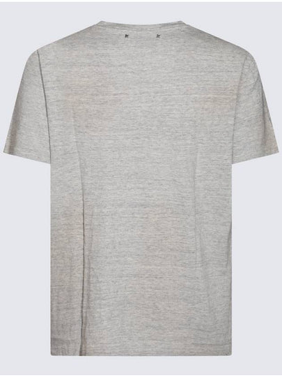 Golden Goose Grey Cotton T-Shirt - GOLDEN GOOSE - BALAAN 2