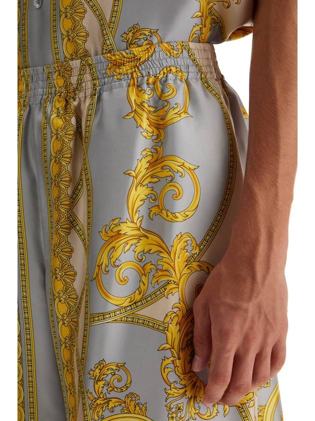 silk bermuda shorts 'cup of - VERSACE - BALAAN 4