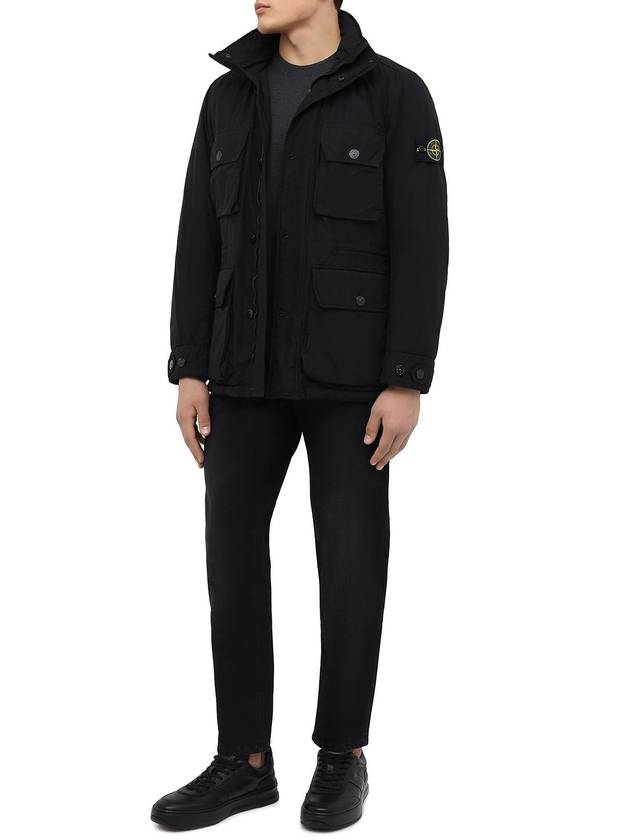 Naslan Light Watro Primaloft TC Field Jacket Black - STONE ISLAND - BALAAN 8