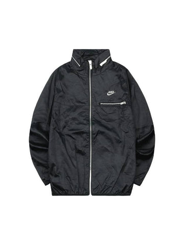 Men's Sportswear Circa Lined Track Jacket Black - NIKE - BALAAN 1