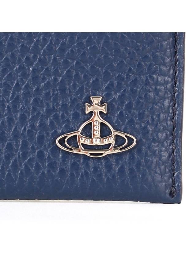 Grain Slim Card Wallet Blueet - VIVIENNE WESTWOOD - BALAAN 4