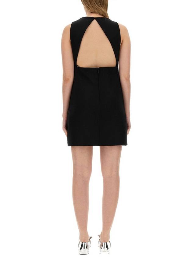 cut-out sleeveless mini dress 10150171A10309 - VERSACE - BALAAN 4