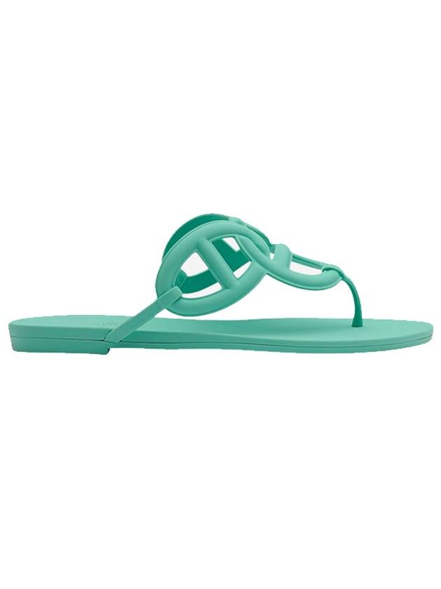 Women's Ezeri Sandals Jelly Shoes Mint - HERMES - BALAAN 10