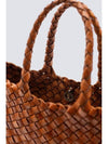 Santa Croce Small Tote Bag Tan - DRAGON DIFFUSION - BALAAN 5