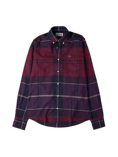 Stirling Tailored Long Sleeve Shirt Cordovan Tartan - BARBOUR - BALAAN 2