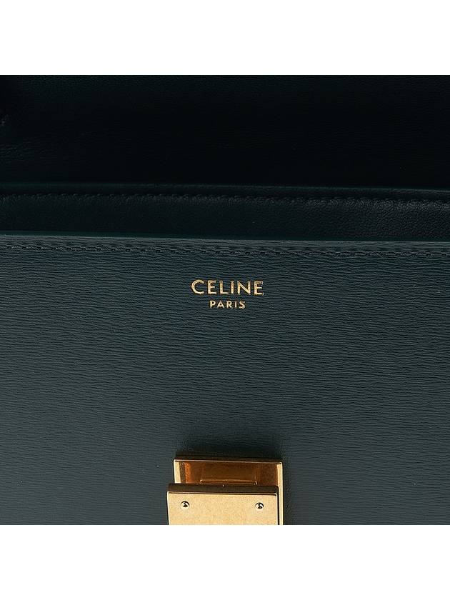 Teen Classic Box Cross Bag Green - CELINE - BALAAN.