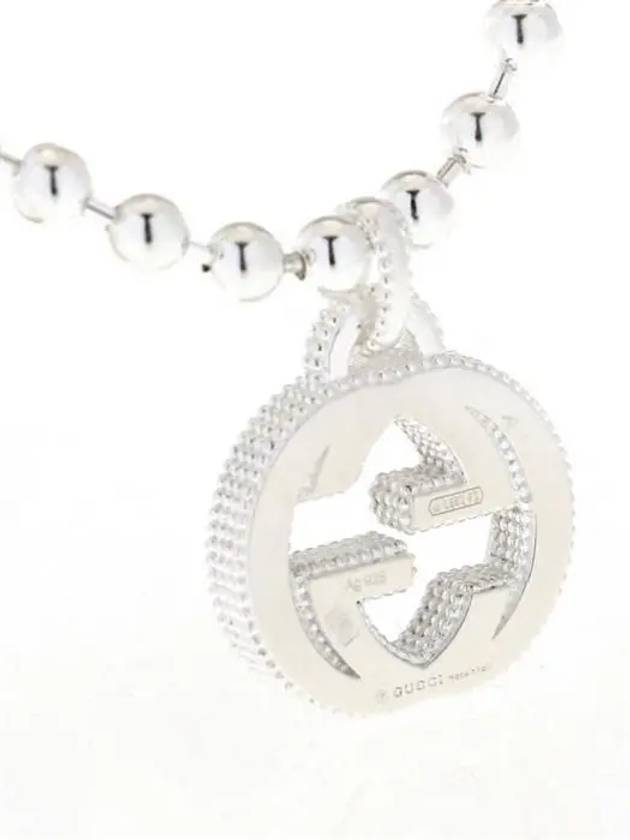 Interlocking G Pendant Bracelet YBA479226001 Silver - GUCCI - BALAAN 4