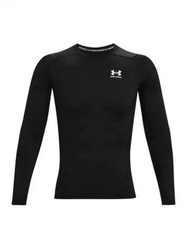 Men's Heat Gear Compression Long Sleeve T-Shirt Black - UNDER ARMOUR - BALAAN 2