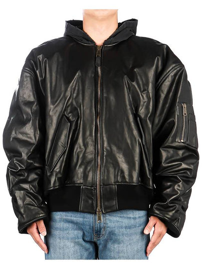 Hoodie Bomber Black - BALENCIAGA - BALAAN 2