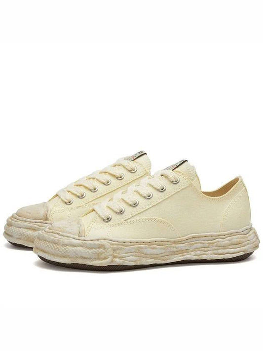 24SS PETERSON23 OG sole canvas low-top sneakers A12FW706 WHITE - MIHARA YASUHIRO - BALAAN 1