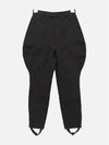 Canvas Horseback Riding Straight Pants Black - GUCCI - BALAAN 3