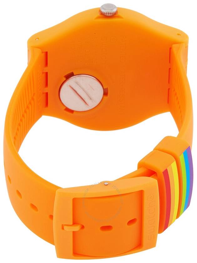 Swatch Pride Quartz Orange Dial Unisex Watch SO29O700 - SWATCH - BALAAN 3