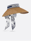 Riviera D Ocean Micha Scarf Visor Navy - DIOR - BALAAN 3