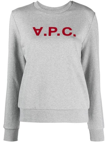 VPC Logo Sweatshirt Light Grey - A.P.C. - BALAAN 1