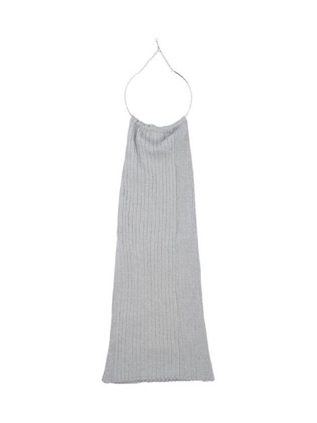 Tamesis halterneck knit top light gray - PALOMA WOOL - BALAAN 2