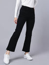 Cotton Span Waist Band 94 Semi Boot Cut Black Pants DO6222PT67 2 - DOYOUKNOWMC GOLF WEAR - BALAAN 3