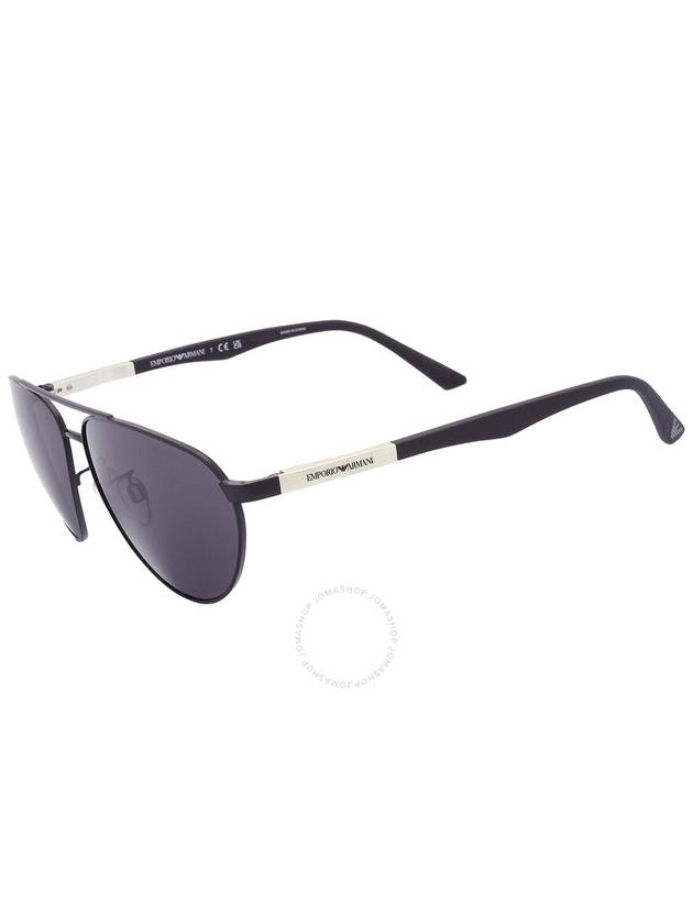 Emporio Armani Gray Pilot Men's Sunglasses EA2125 300187 60 - EMPORIO ARMANI - BALAAN 3