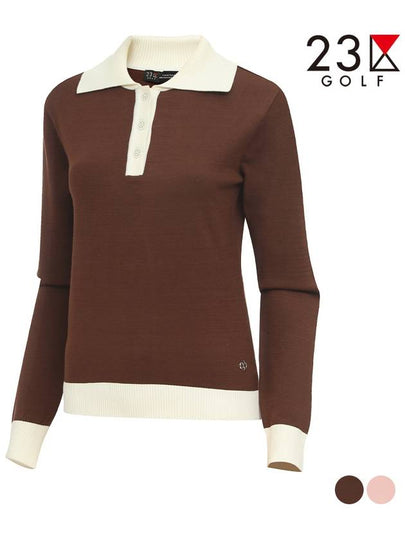 Golf women s color combination knit EN3LKT019 - 23KU - BALAAN 2