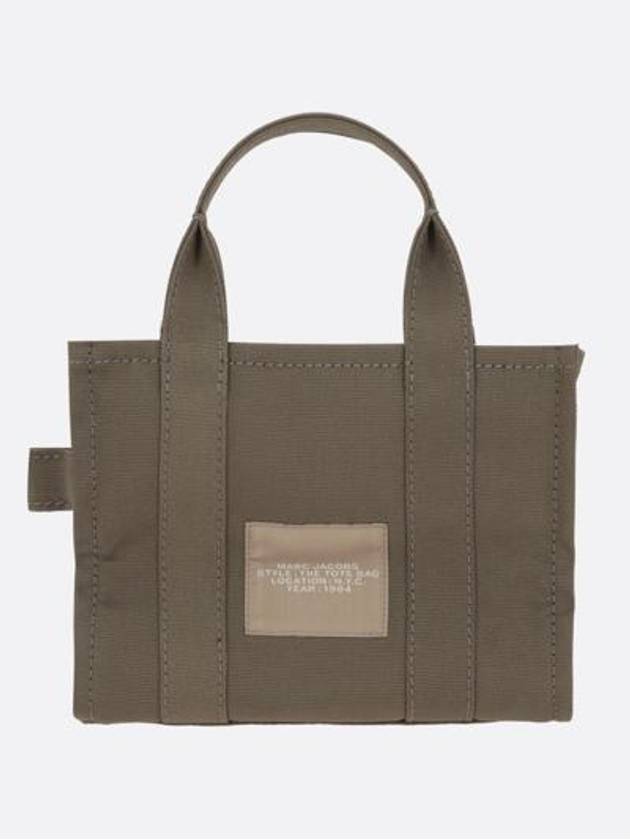 Logo Small Canvas Tote Bag Khaki - MARC JACOBS - BALAAN 4