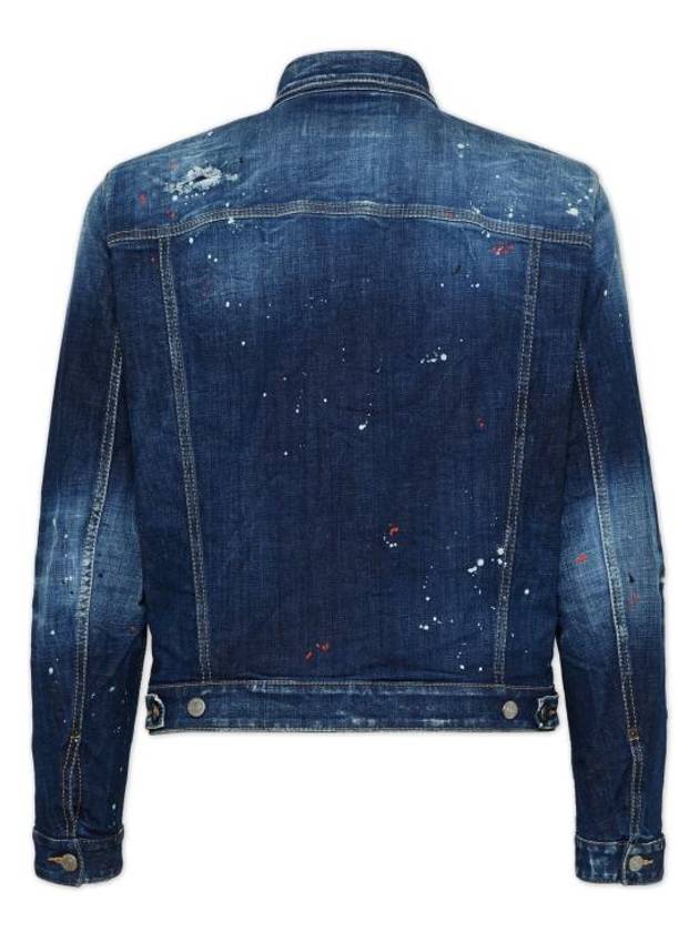 Dan Denim Jacket Navy - DSQUARED2 - BALAAN 3