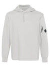 Light Fleece Hoodie Grey - CP COMPANY - BALAAN 2